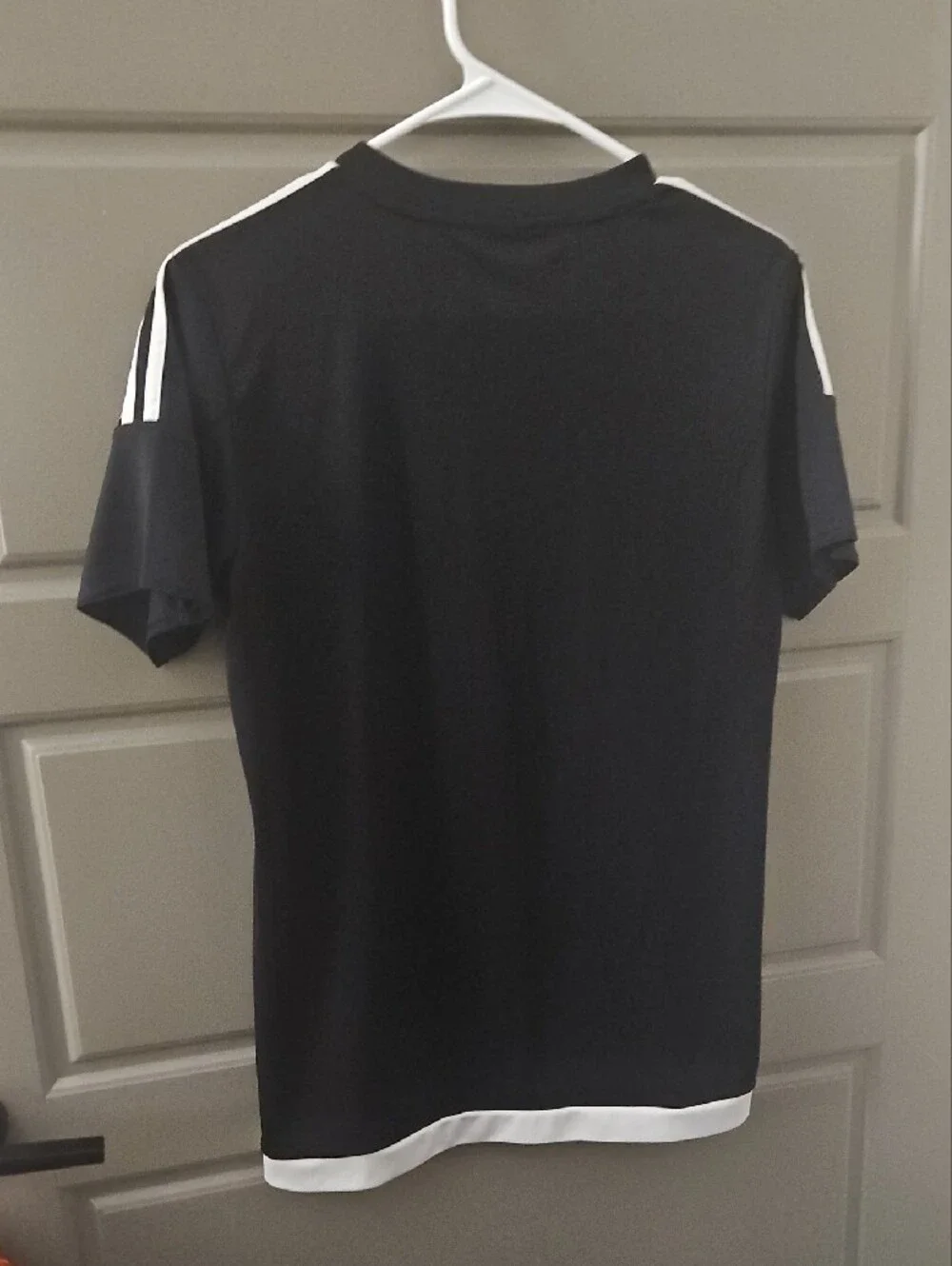 adidas Black Short-Sleeve Climacool Soccer Tee
